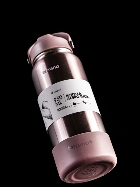 Botella Térmica con Pico 950mL. Lila Metalizado