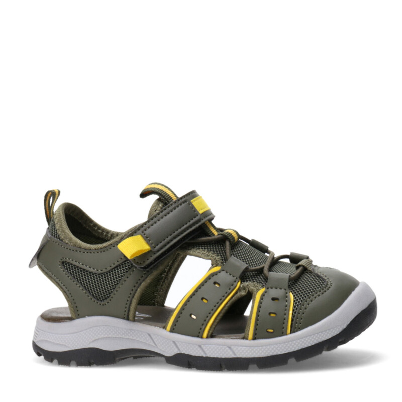 Sandalias Infantiles Croco Kids DEPI deportiva con puntera cerrada Verde