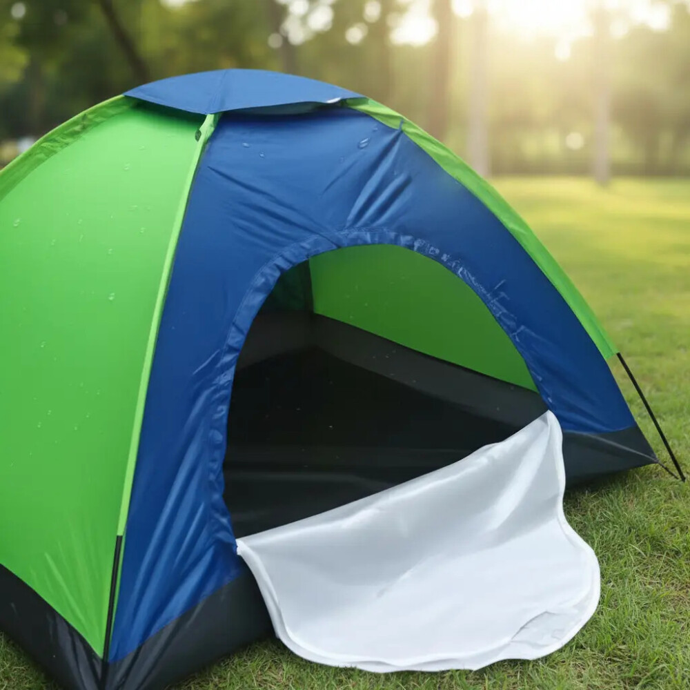 Carpa Iglú De Camping Para 4 Personas AZUL Y VERDE