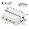 Servilletero de Mesa Future Acero de Carbono 18x18 cm Servilletero de Mesa Future Acero de Carbono 18x18 cm