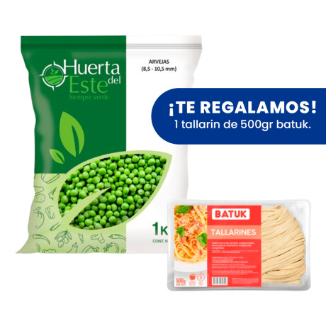Arveja Huerta Del Este X 1k + 1 Tallarin Batuk 500 Gs De Regalo Arveja Huerta Del Este X 1k + 1 Tallarin Batuk 500 Gs De Regalo