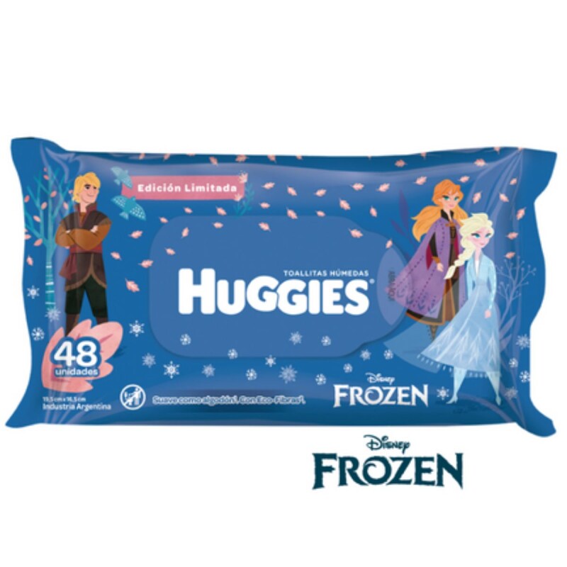 Toallitas Húmedas Huggies Frozen X48 (Edición Limitada) Toallitas Húmedas Huggies Frozen X48 (Edición Limitada)