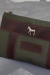 Sobre Cartuchera Mustang Chocolate / Verde Seco
