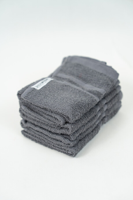 Toalla Tocador Nessa, 380g., Set 6 Un. Gris