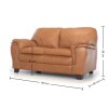 Sofa 3 Cuerpos Cuero Monza Camel Sofa 3 Cuerpos Cuero Monza Camel