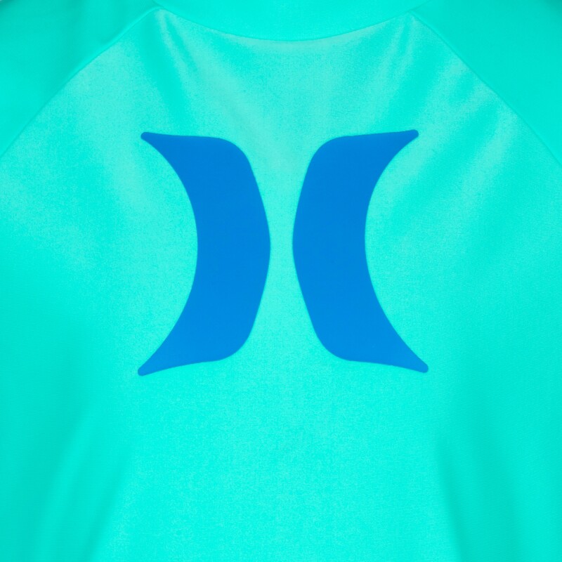 Remera Raglan Rashguard de Niños Verde