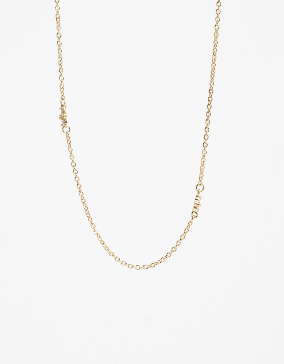 Collar Largo Florcitas Cubic 