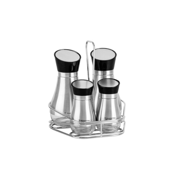 Set de vinagreras y saleros 4 pzs. "Realce" -TRAMONTINA TF0188