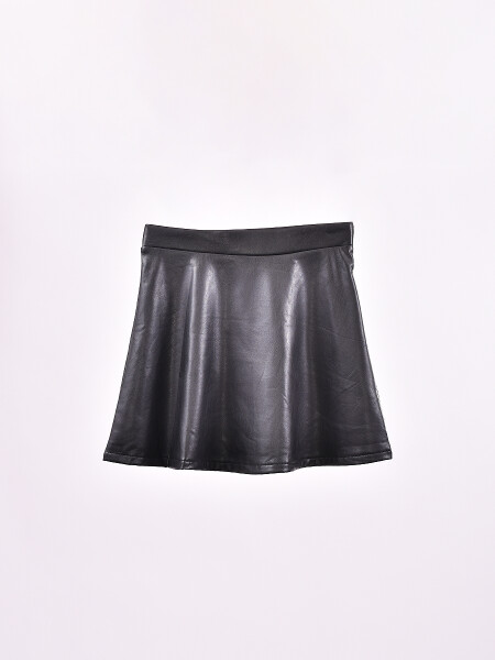 FALDA PU EMILIA NEGRO