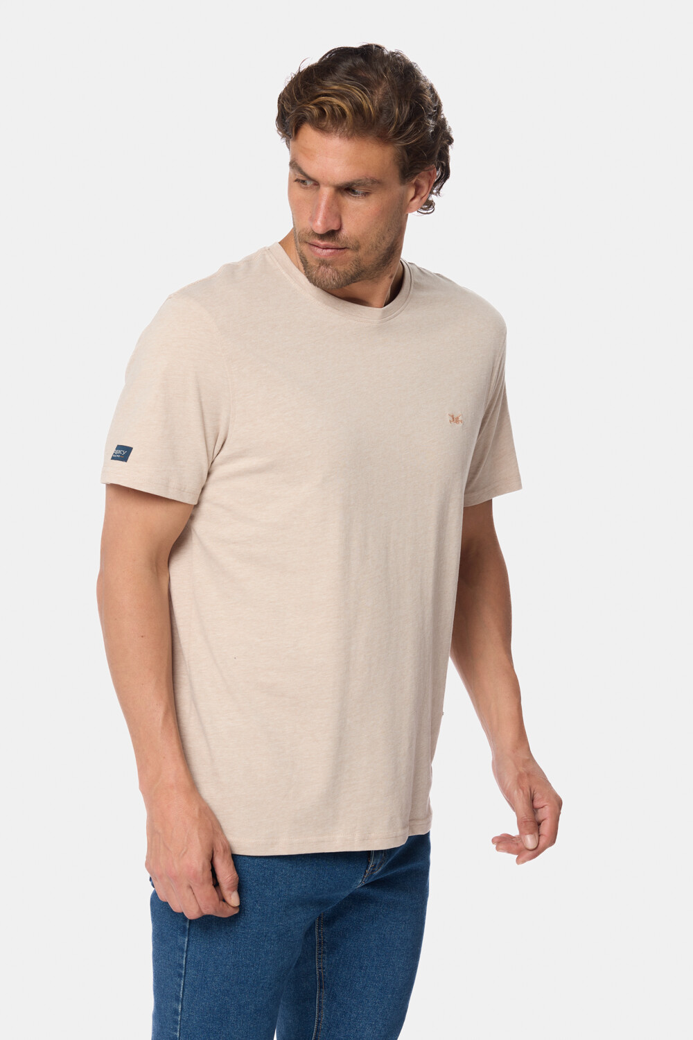 REMERA LISA Beige