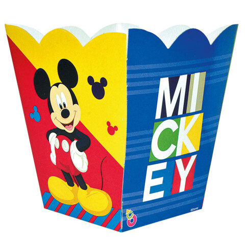 Cotillón Cajita Pochoclera x6 - Mickey Mouse U