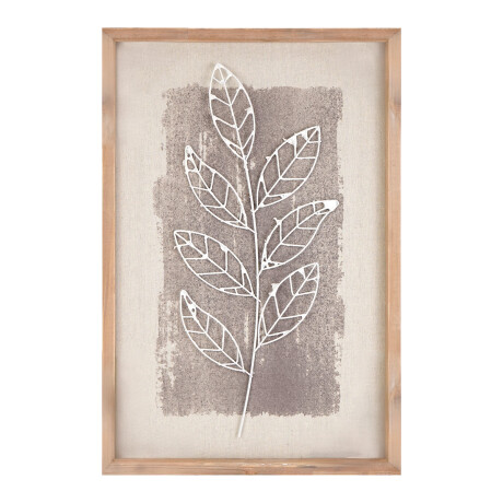 Cuadro de madera y metal Cuadro de madera y metal