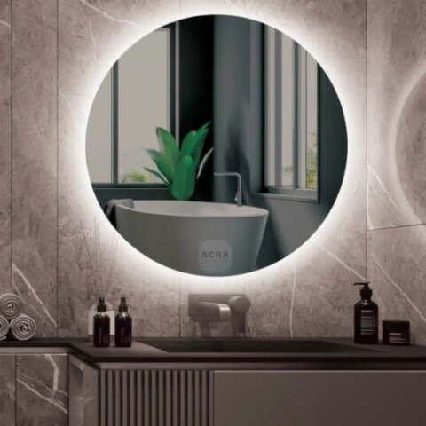 ESPEJO REDONDO CON LUZ 70*70 E-104 Espejo Redondo Con Luz 70*70 E-104