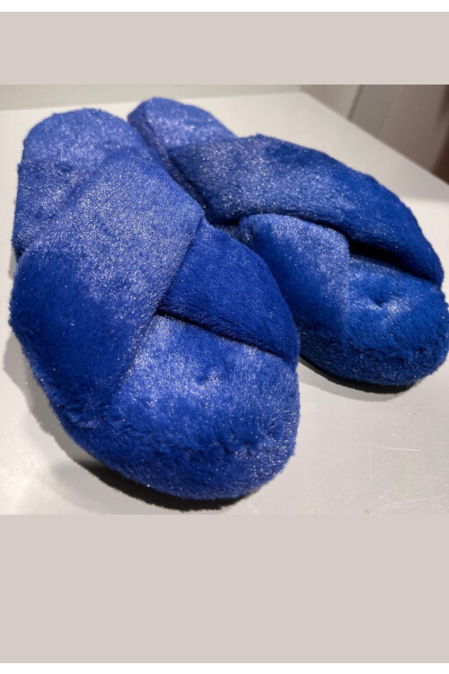 CHINELA CRUZADA AZUL