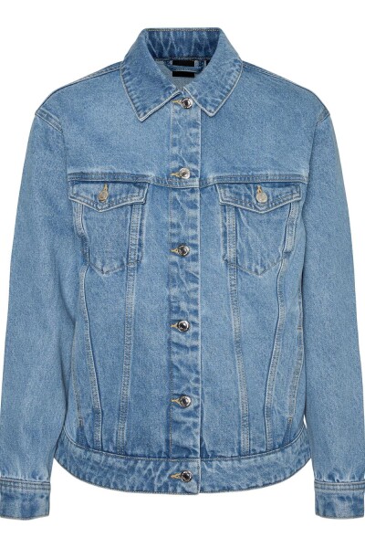 Chaqueta Katrina Denim Relaxed Fit Medium Blue Denim