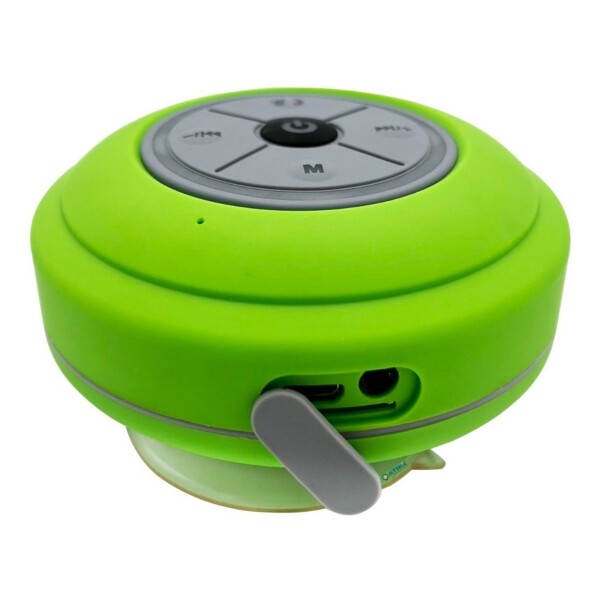 Parlante Bluetooth Ducha Ventosa Rgb Radio Fm Calidad Color Variante Verde