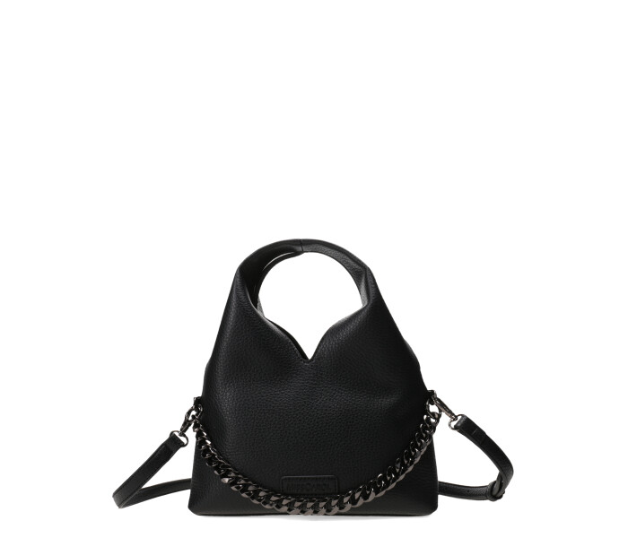 Cartera HILARIA con correa de cadena Black