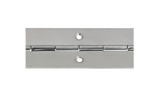 Bisagra piano niquelado 351.01.735 x 3 mts Bisagra Piano Niquelado 351.01.735 X 3 Mts