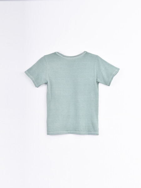 REMERA SAMUEL VERDE GRISACEO