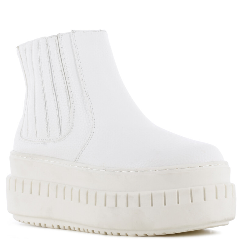 Bota de Mujer Miss Carol Plataforma Blanco