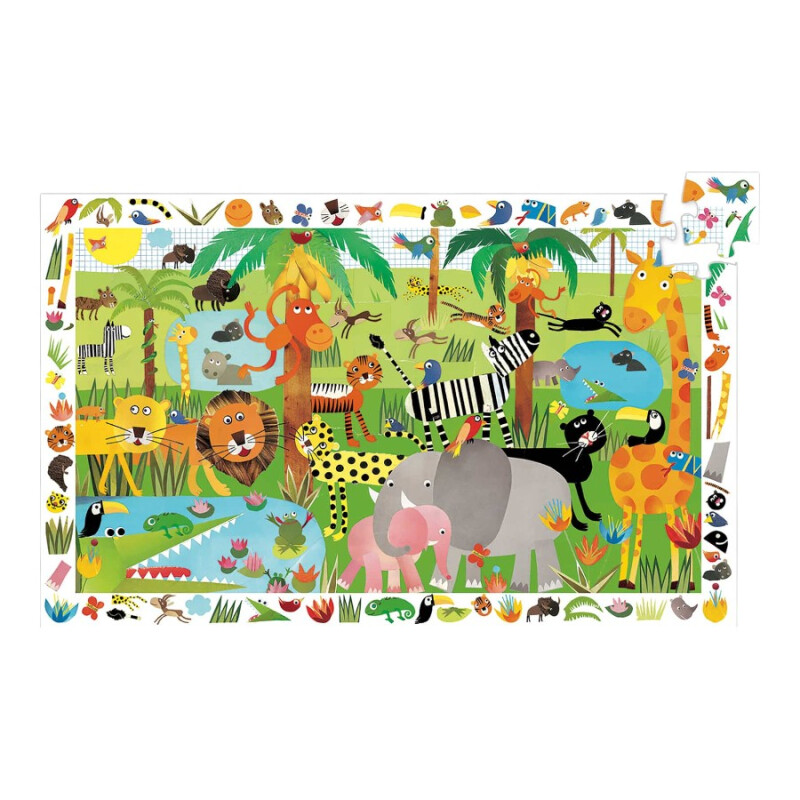 Puzzle Observación Jungla Djeco Puzzle Observación Jungla Djeco