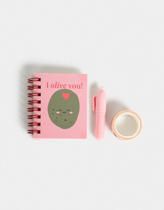 Librería Sets PVC Mini Set De Librería "i Olive You" - Combinacion Multicolor