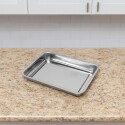 ASADERA ACERO INOXIDABLE 40X30X7CM PLATEADO