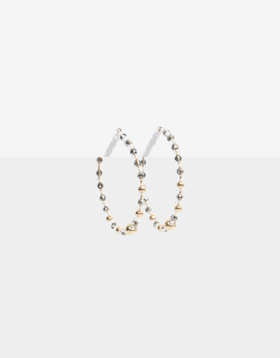 Aros Argolla Boho Beads 