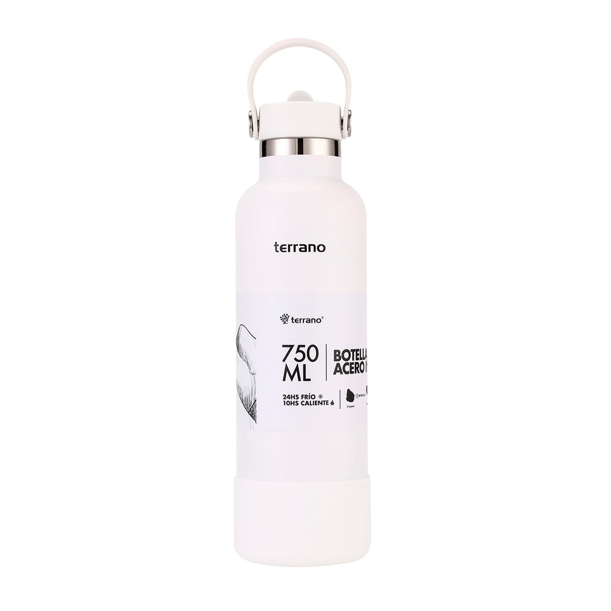 Botella Térmica Terrano 750ML con Pico - BLANCO 