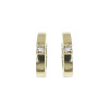 Caravanas, aros en oro 18k con brillantes N8771 Caravanas, aros en oro 18k con brillantes N8771