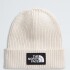 Gorro kids TNF Logo Box Cuffed Beanie White Dune