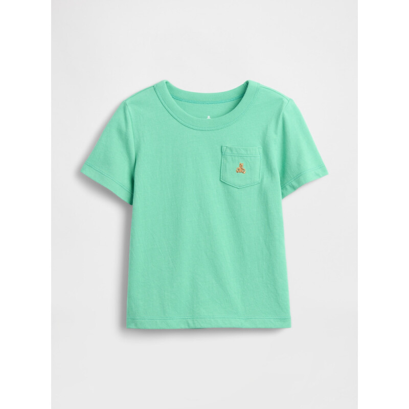BF SS SOLID PKT TEE BRIGHT MEADOW