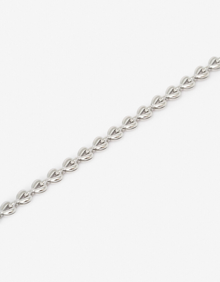 Collares Cortos Metal Collar Corto De Acero - Plateado