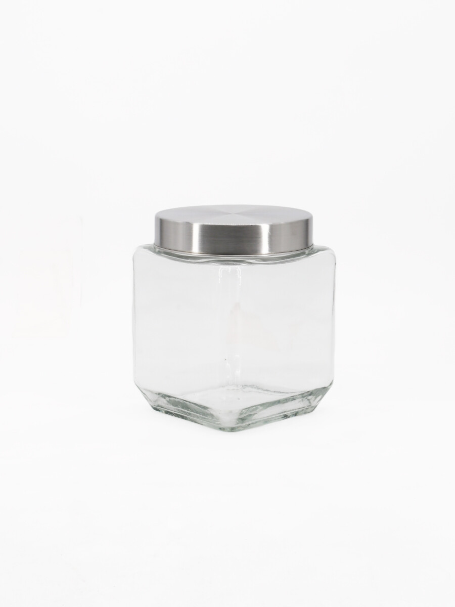 CONTENEDOR VIDRIO C/TAPA ROSCA - TRANSPARENTE 