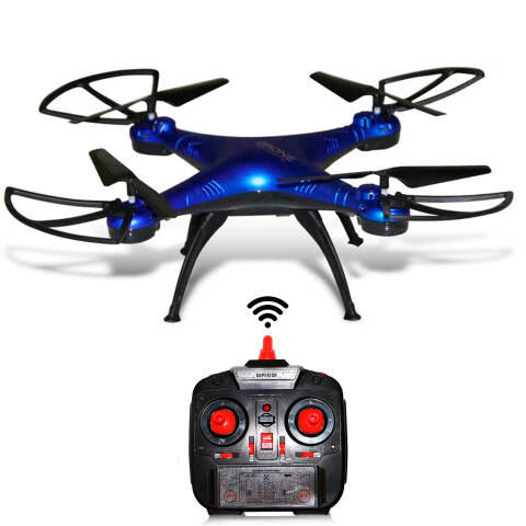 Drone Ledstar Dm93 Con Retorno Automático AZUL