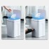 Papelera Cesto Basura Automatica 16l Basurero Sensor Color Variante Blanco