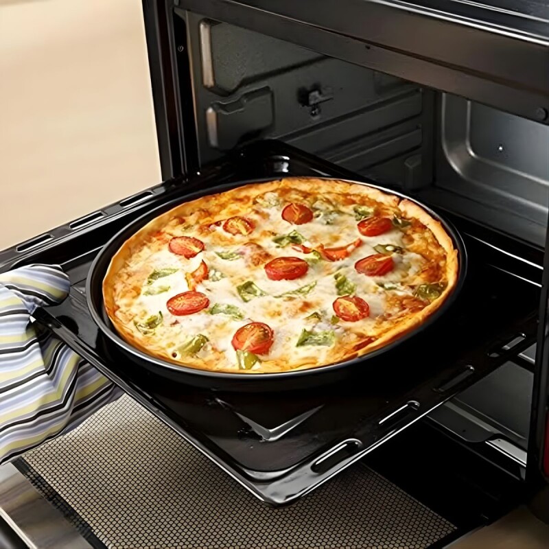 Tortera redonda antiadherente 24 cm GRIS