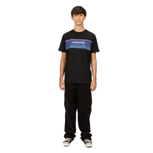 Remera de niño Billabong Grid - Negro Remera de niño Billabong Grid - Negro
