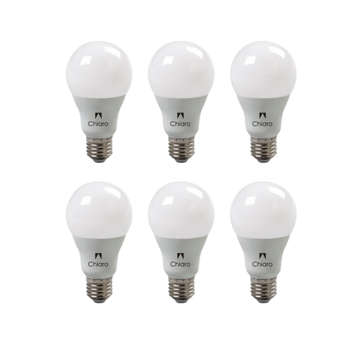 Pack x 6 pcs - Lámpara led estándar 12W E27 - Luz Cálida 