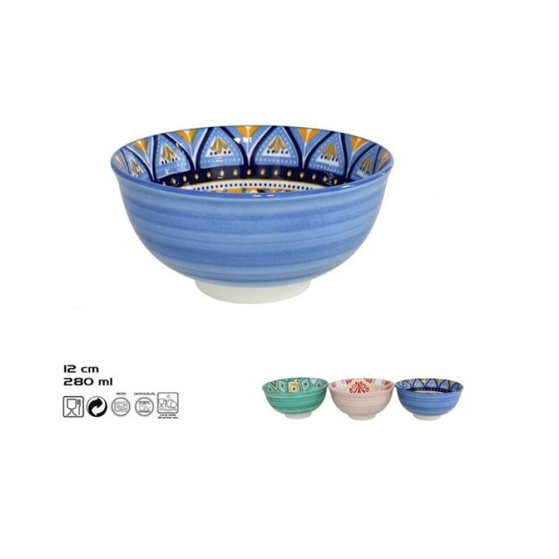 Bowl 11,5 Cm Vinaros - Porcelana 3Surt. BOWL 11,5 CM VINAROS - PORCELANA 3SURT.