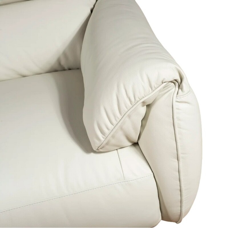 SOFA 3 CUERPOS - 100% CUERO - MODELO PUERTO - COLOR PERLA SOFA 3 CUERPOS - 100% CUERO - MODELO PUERTO - COLOR PERLA