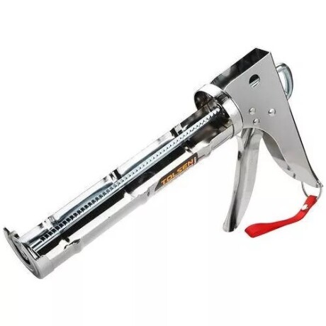 TOLSEN PISTOLA APLICAR SILICONA INDUSTRIAL CROMO 9P Tolsen Pistola Aplicar Silicona Industrial Cromo 9p