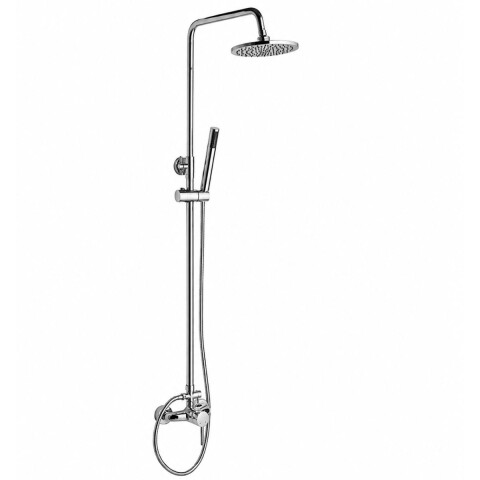 Barral de ducha Monocomando Exterior con transferencia Milano Cromado Brillante Barral De Ducha Monocomando Exterior Con Transferencia Milano Cromado Brillante