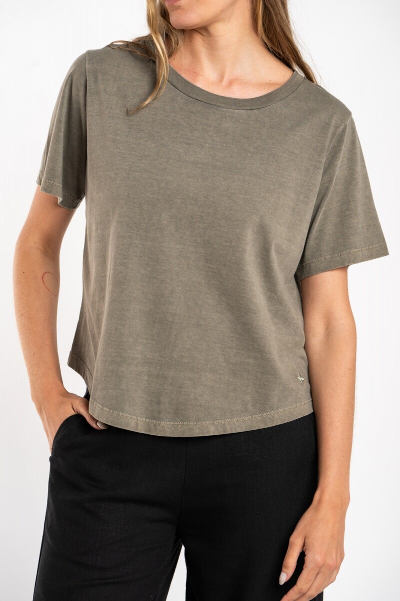 Remera Algodon Lavado Safari