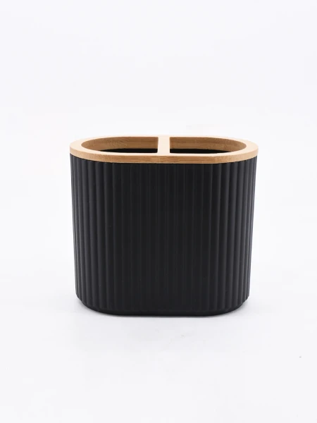 PORTACEPILLOS BÁSICO BAMBÚ NEGRO