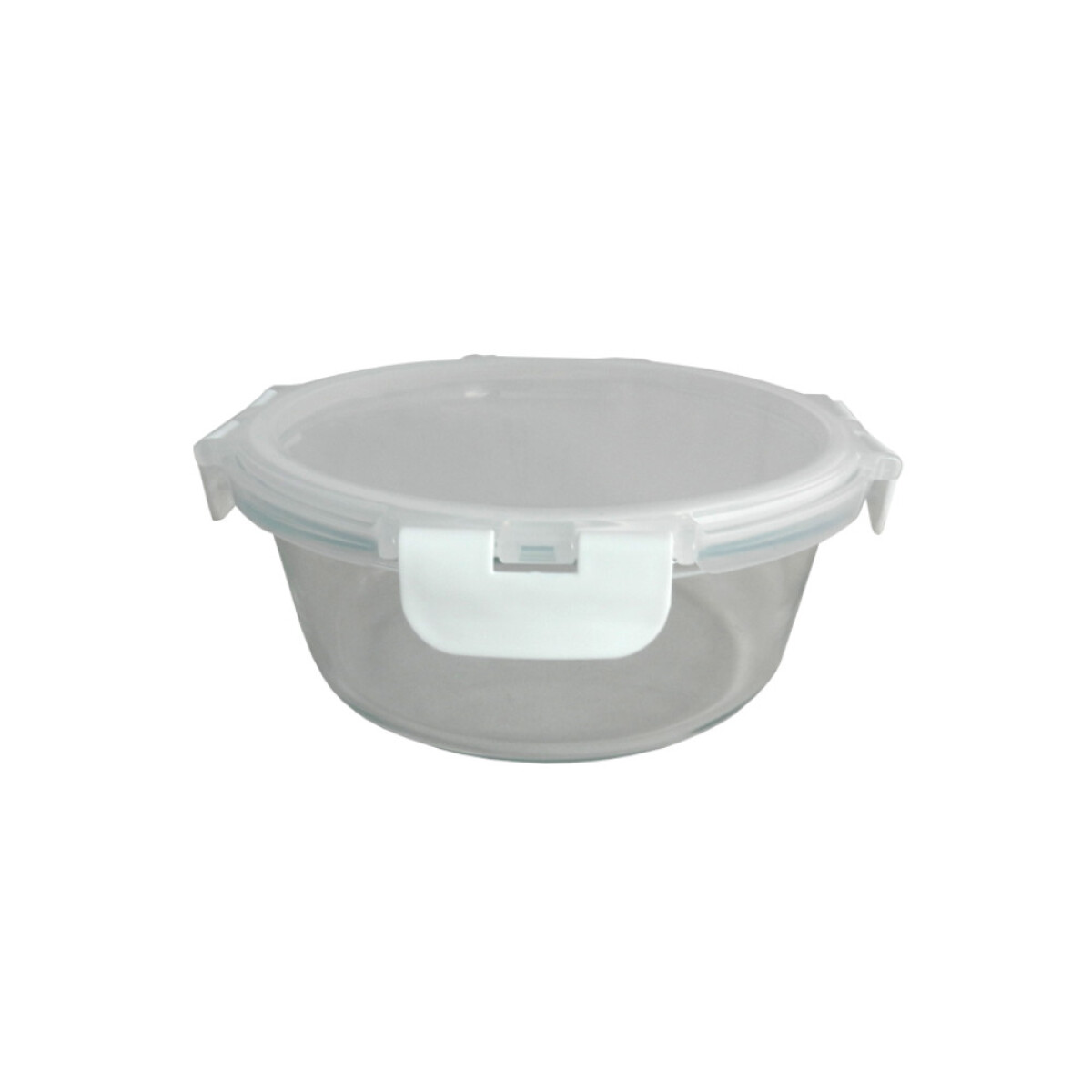 POTE VIDRIO REDONDO 0,8 LT HERMETICO 