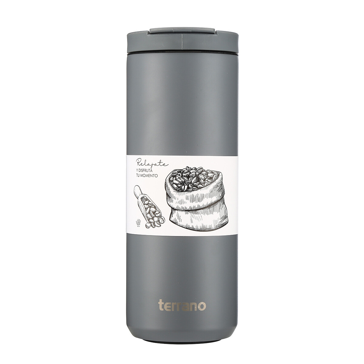 Vaso Térmico 500 mL. - Gris 