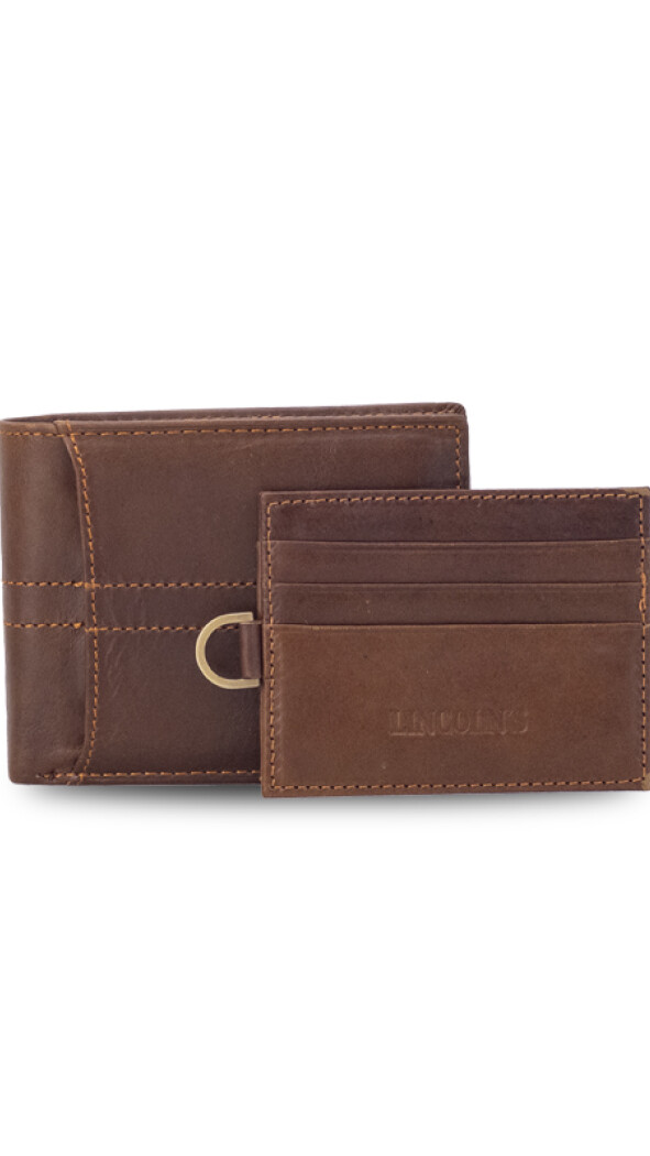 BILLETERA CUERO AQUILES RON