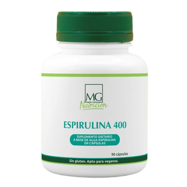 Alga Espirulina 400 en cápsulas Alga Espirulina 400 en cápsulas