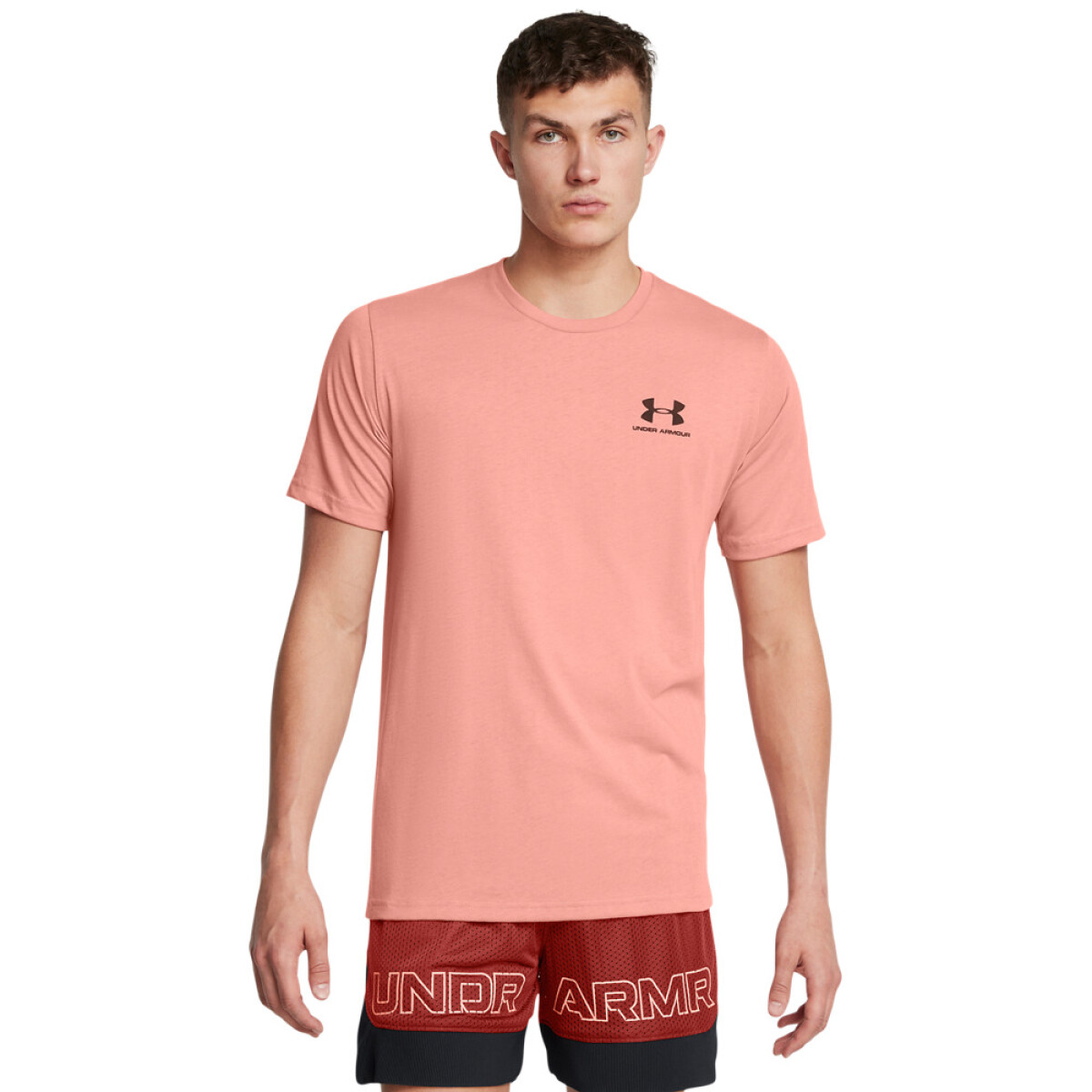 UA M SPORTSTYLE LC SS-ORG - PNK-696 
